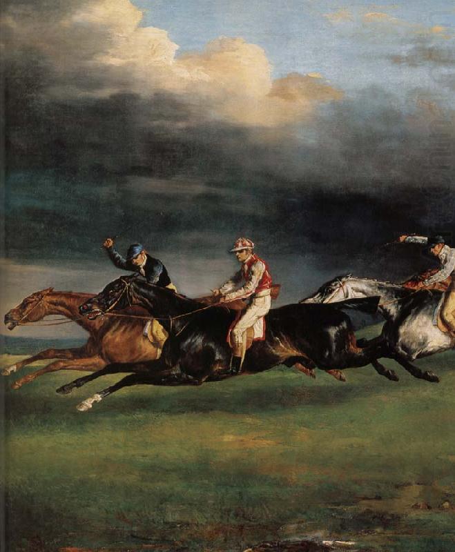 Details of Epsom Derby, Theodore Gericault